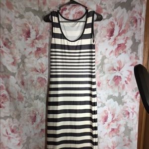 Striped maxi dress